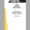 Gehl Skid Steer Loader V420 V420EU V420 X Series Operators Manual 50950233G 02 1