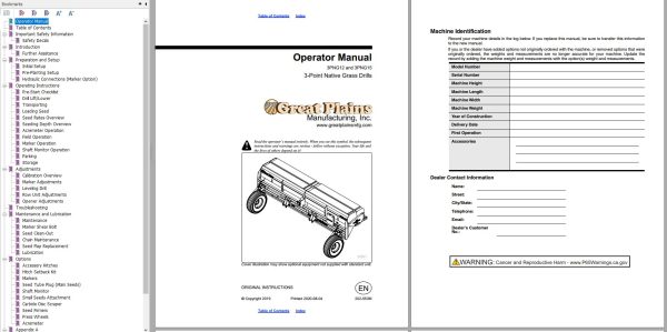 Great Plains Agricultural 11.9GB PDF Operator Manuals Parts Manual DVD 11