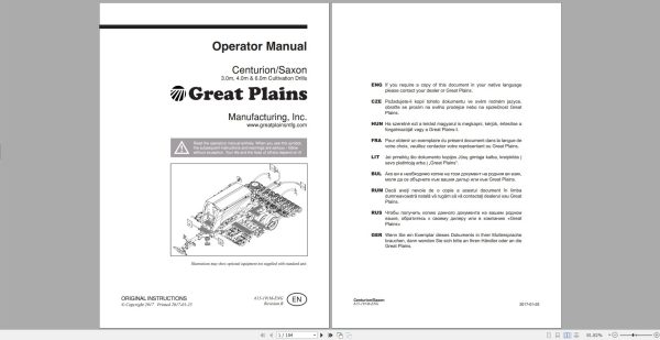 Great Plains Agricultural 11.9GB PDF Operator Manuals Parts Manual DVD 3
