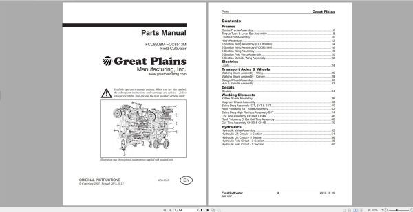 Great Plains Agricultural 11.9GB PDF Operator Manuals Parts Manual DVD 8