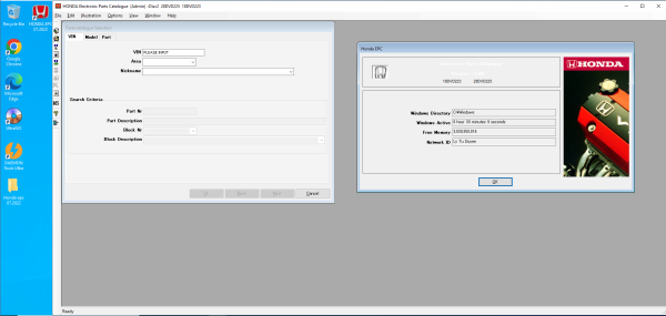 HONDA EPC GENERAL 07.2022 SPARE PARTS CATALOG DVD 1