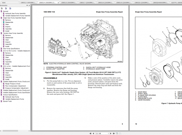 Hyster Forklift A406 S135FT S155FT Service Manual 05.2022 4