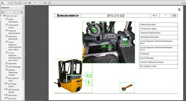 JUNGHEINRICH JETI ForkLift SH v4.36 CN 07.2020 Service Information DVD 2