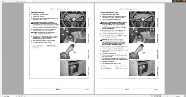 John Deere Wheel Loader 544K Operator Manual OMT231639 1