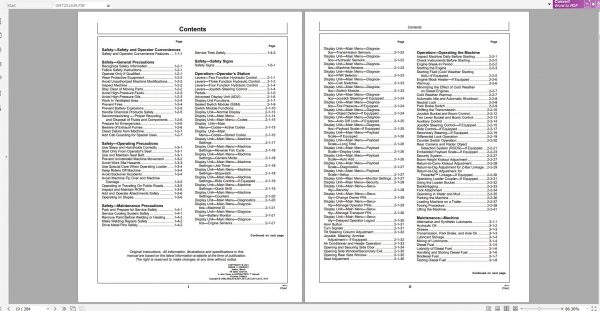 John Deere Wheel Loader 544K Operator Manual OMT231639 3
