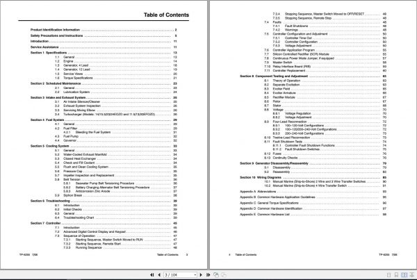 KOHLER Marine Generator Sets 8 32EOZD 6.5 27EFOZD Service Manual 2
