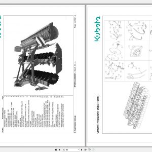 Kubota Agricutulral Implements 2.11GB Collection Spare Parts Catalog PDF DVD 3