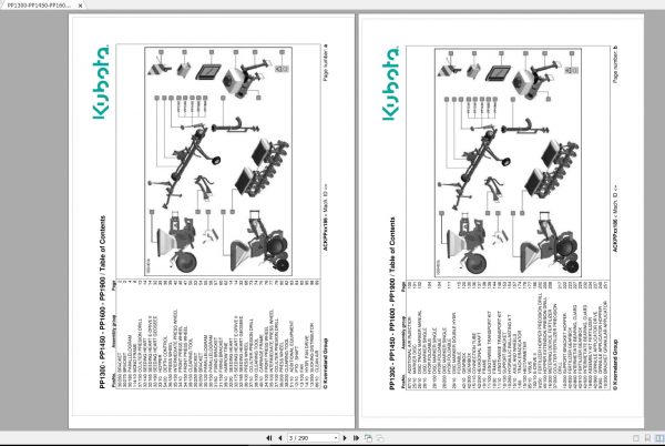 Kubota Agricutulral Implements 2.11GB Collection Spare Parts Catalog PDF DVD 5