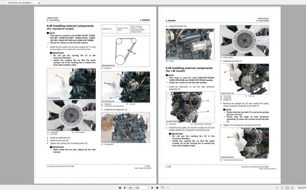 Kubota Gasoline Diesel Engine 4.27GB Collection Workshop Service Manual PDF DVD 13