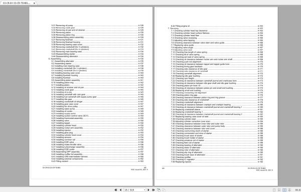 Kubota Gasoline Diesel Engine 4.27GB Collection Workshop Service Manual PDF DVD 7