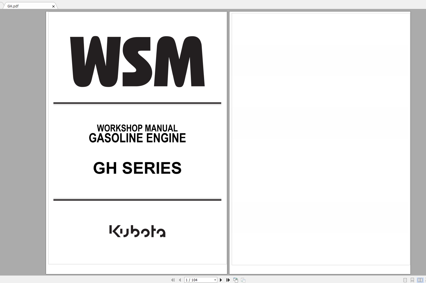 Kubota Gasoline Diesel Engine Collection Service Manual Information PDF DVD