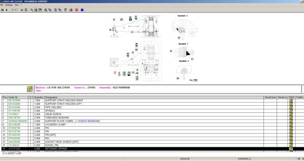 Liebherr Cranes Lidos LWE Offline EPC 04.2022 Spare Parts Catalog Vmware Files 3