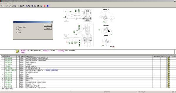 Liebherr Cranes Lidos LWE Offline EPC 04.2022 Spare Parts Catalog Vmware Files 4