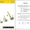 Liebherr Crawler Crane HS 851 HD 184148 Technical Information Parts Manual Operating Manual 1993 EN DE 1