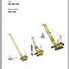 Liebherr Crawler Crane HS 851 HD 184148 Technical Information Parts Manual Operating Manual 1993 EN DE 2