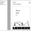 Liebherr Crawler Crane HS 885 HD 184573 Technical Information Operating Manual 2005 1