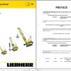Liebherr Crawler Crane HS830 HD 187243 Technical Information Parts Manual Operating Manual 2000 EN DE 2