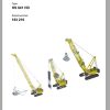 Liebherr Crawler Crane HS841 HD 183216 Technical Information Parts Manual Operating Manual 1997 EN DE 2
