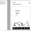 Liebherr Crawler Crane HS845 HD 183463 Technical Information Parts Manual Operating Manual 2007 EN DE