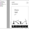 Liebherr Crawler Crane HS845 HD 183463 Technical Information Parts Manual Operating Manual 2007 EN DE 1
