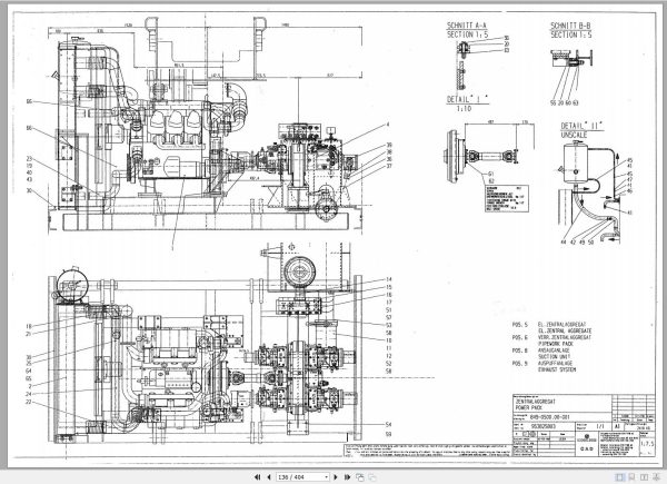 Liebherr Crawler Crane HS851 HD 184162 Parts Manual 1991 EN DE 2