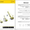 Liebherr Crawler Crane HS870 HD 185139 Technical Information Parts Manual Operating Manual 2000 EN DE