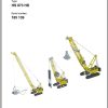 Liebherr Crawler Crane HS870 HD 185139 Technical Information Parts Manual Operating Manual 2000 EN DE 1
