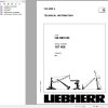 Liebherr Crawler Crane HS880 HD 187406 Technical Information Parts Manual Operating Manual 2008 EN DE