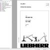 Liebherr Crawler Crane HS880 HD 187406 Technical Information Parts Manual Operating Manual 2008 EN DE 1