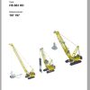 Liebherr Crawler Crane HS883 HD 187197 Technical Information Parts Manual Operating Manual 2000 EN DE