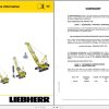 Liebherr Crawler Crane HS883 HD 187197 Technical Information Parts Manual Operating Manual 2000 EN DE 1