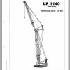 Liebherr Crawler Crane LR 1140 134001 Technical Information 2000 FR