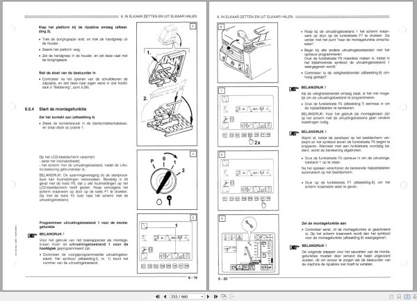 Liebherr Crawler Crane LR 1140 134020 Technical Information Parts Manual Operating Manual 2001 EN DE NL 4