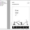 Liebherr Crawler Crane LR 1200 135033 Technical Information Parts Manual Operating Manual 2006 EN DE 2
