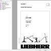 Liebherr Crawler Crane LR 1200 135033 Technical Information Parts Manual Operating Manual 2006 EN DE 3