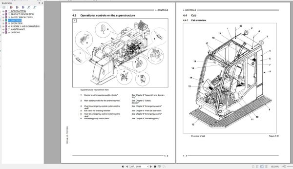 Liebherr Crawler Crane LR 1200 135033 Technical Information Parts Manual Operating Manual 2006 EN DE 4
