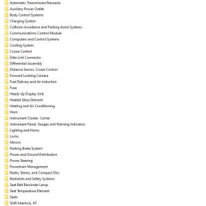 Mazda CX 30 2021 AWD CANADA L4 2.0L SKYACTIV G Electrical Wiring Diagram 1