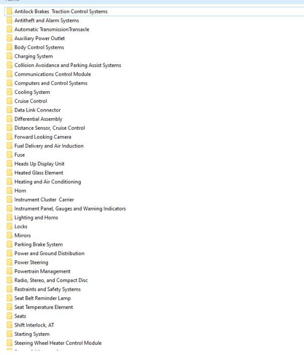 Mazda CX 30 2021 AWD CANADA L4 2.0L SKYACTIV G Electrical Wiring Diagram 1