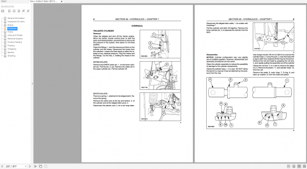 New Holland Baler BR7060 BR7070 Service Manual 84275654 EN 2