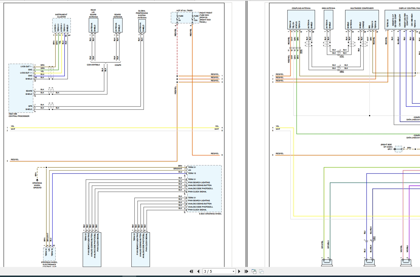 Porsche 718 Cayman GT4 (982) F64.0L Electrical Wiring Diagram 2021