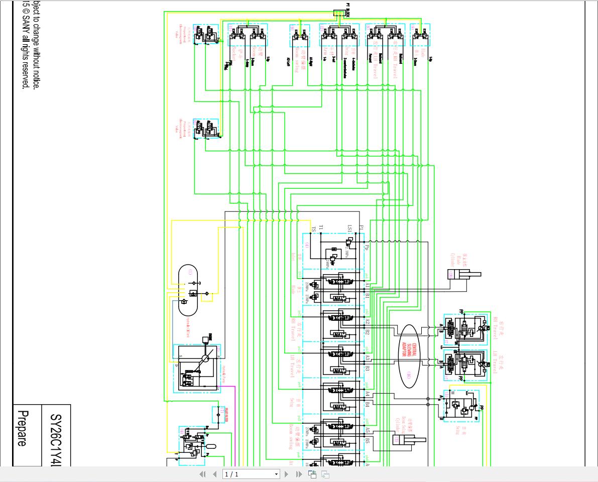 Sany Machinery Spare Parts List Shop Manual Diagram