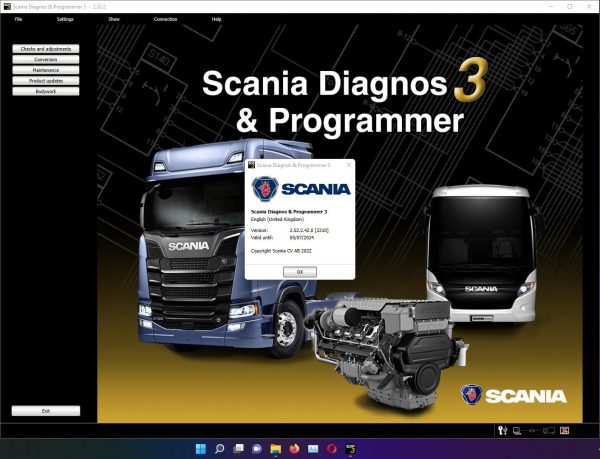 Scania SDP3 V2.52.2.42.0 2210 Diagnos Programmer 3 2022 2