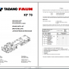 Tadano Truck Crane TT 800XXL 1 475326 Parts Catalog Service Manual Operation Mainenance Manual 4
