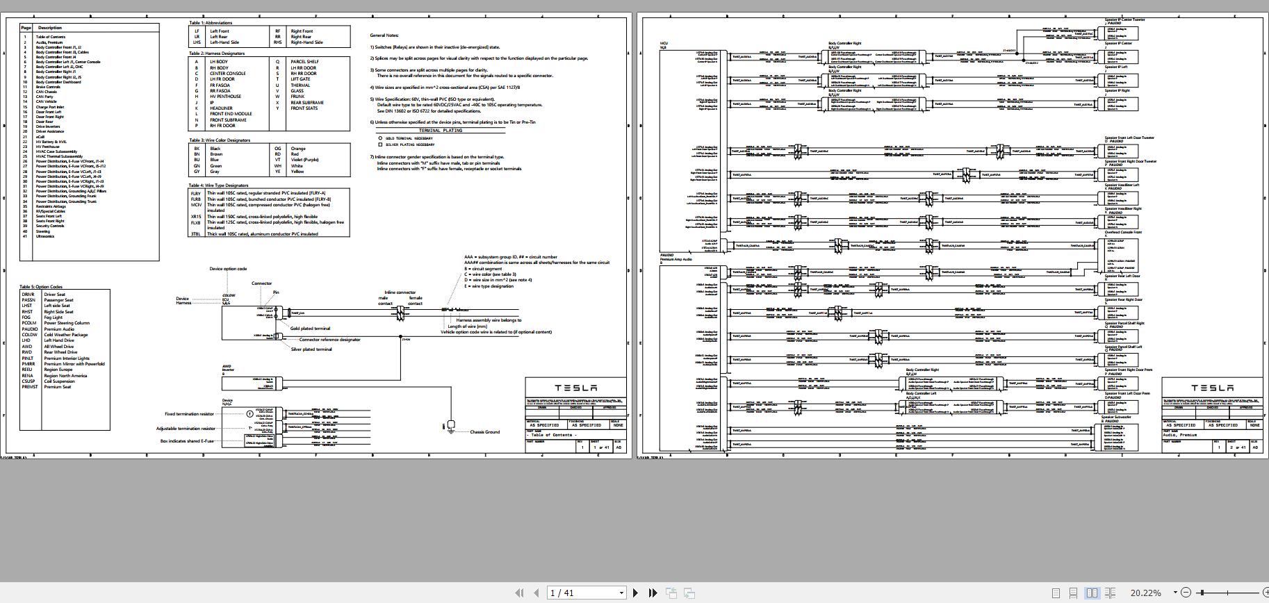 Tesla Model 3 LHD SOP3 1 Circuit Diagram 01.2019