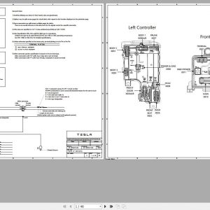 Tesla Model 3 LHD and RHD SOP4 1 Circuit Diagram 01.2021