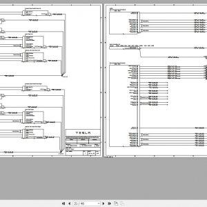 Tesla Model 3 LHD and RHD SOP4 1 Circuit Diagram 01.2021 1