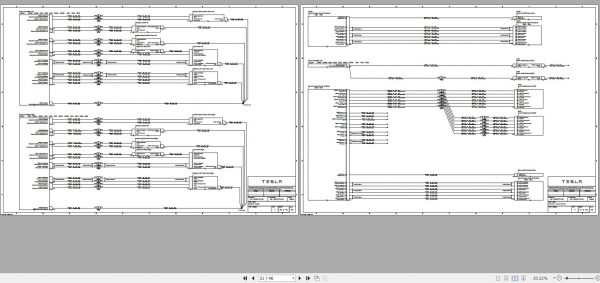 Tesla Model 3 LHD and RHD SOP4 1 Circuit Diagram 01.2021 1