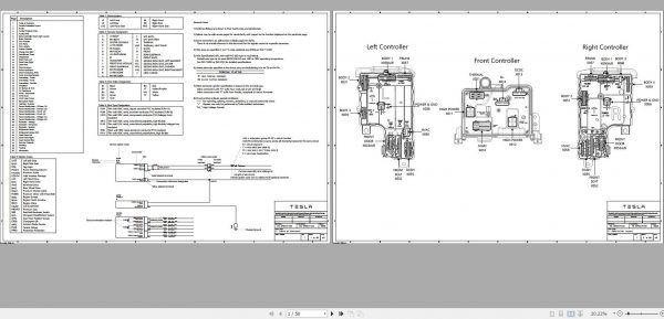 Tesla Model 3 LHD and RHD SOP5 Circuit Diagram 04.2021