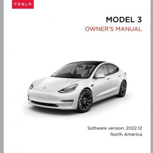 Tesla Model 3 Owners Manual 04.2022