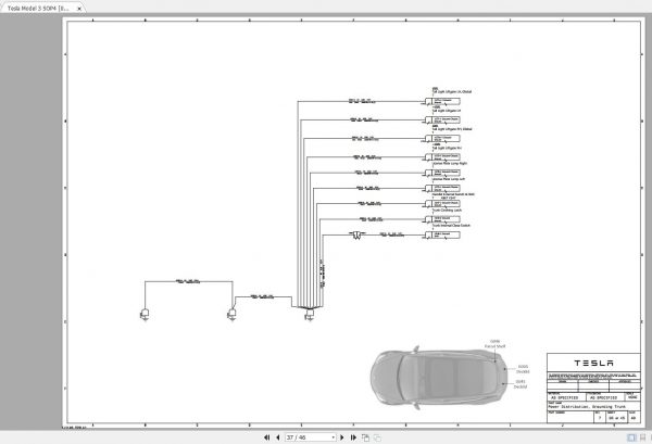 Tesla Model 3 SOP4 02.2020 Wiring Diagram 3